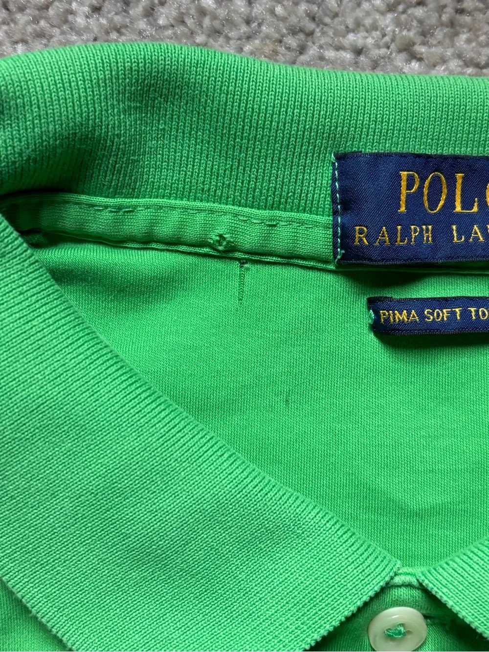 Ralph Lauren Bright Green Men’s Classic Polo